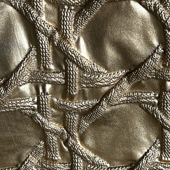 Stuart Weitzman Gold Hobo Bag - Picture 4 of 6